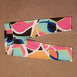 Fabletics Women's Salar Popsicle Print Geometric Powerhold Crops